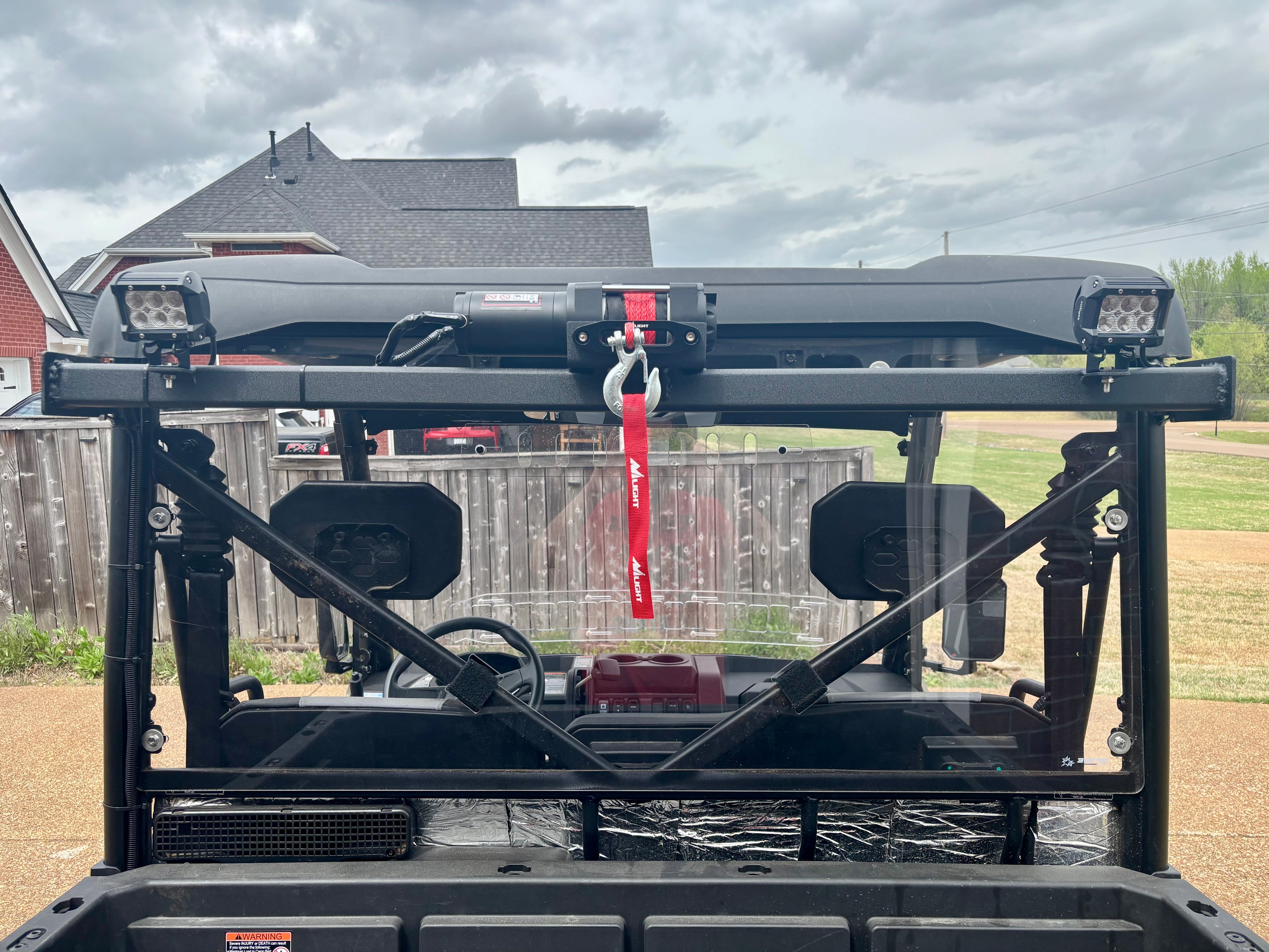 UTV Game Loader Rack for CFMoto UForce 600 w/Winch & Pod Lights